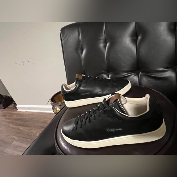 COACH authentic leather California themed sneakers size 11D - Picture 10 of 13